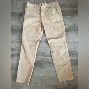 American Eagle Original Straight Next Level Flex Khaki Chino Pants Size: 33/34